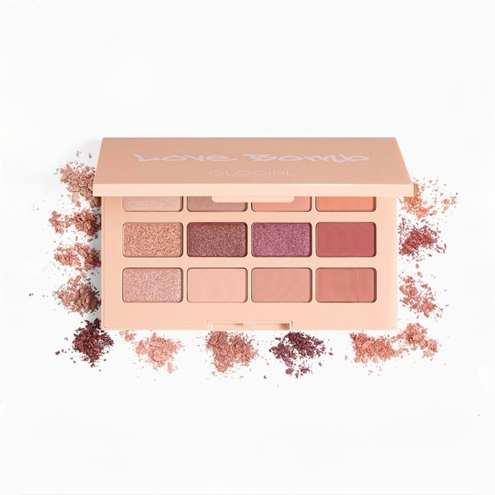 NEW GLOGIRL COSMETICS Love Bomb Eyeshadow Palette 13g FULL SIZE
